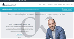 Desktop Screenshot of damiankristof.com